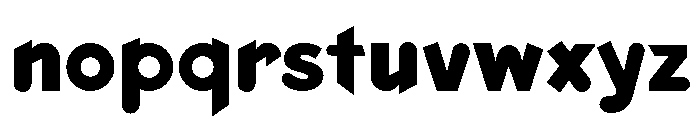 Adhesive Nr Eight Bold Font LOWERCASE