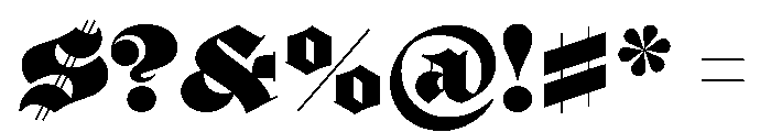 Adhesive Nr Eight Heavy Font OTHER CHARS