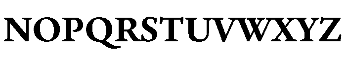 Adobe Aldine Bold Font UPPERCASE