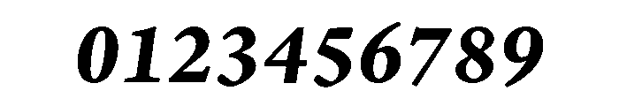 Adobe Aldine Caption Bold Italic Font OTHER CHARS