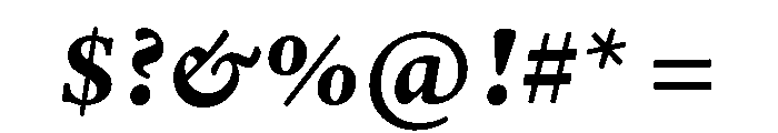 Adobe Aldine Caption Bold Italic Font OTHER CHARS