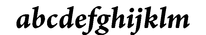 Adobe Aldine Caption Bold Italic FONT