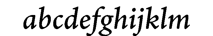 Adobe Aldine Caption Medium Italic FONT