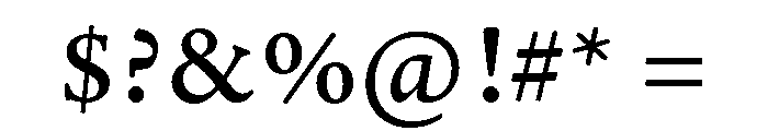 Adobe Aldine Caption Medium Font OTHER CHARS