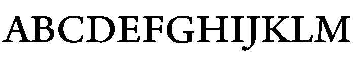 Adobe Aldine Caption Medium Font UPPERCASE