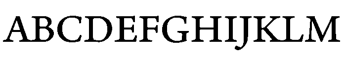 Adobe Aldine Caption Regular Font UPPERCASE
