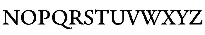 Adobe Aldine Caption Regular Font UPPERCASE