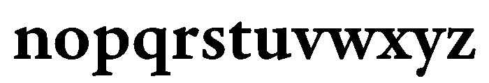 Adobe Aldine Caption SemiBold Font LOWERCASE
