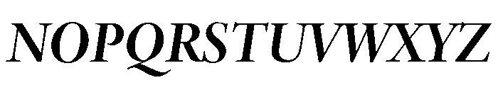 Adobe Aldine Display Bold Italic Font UPPERCASE