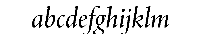 Adobe Aldine Display Medium Italic FONT