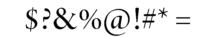 Adobe Aldine Display Medium Font OTHER CHARS