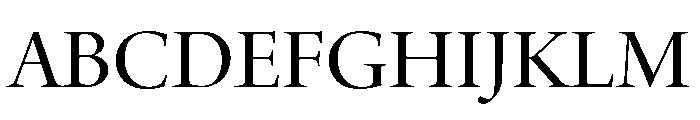 Adobe Aldine Display Medium Font UPPERCASE