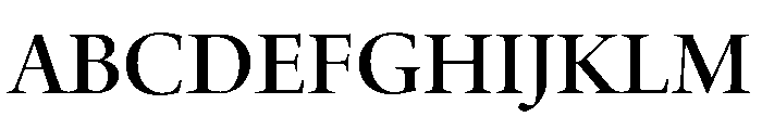 Adobe Aldine Display SemiBold Font UPPERCASE