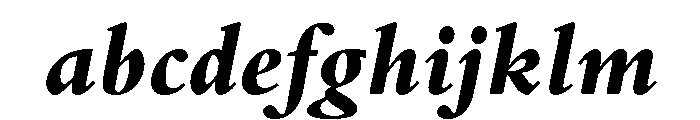 Adobe Aldine Extra Bold Italic FONT