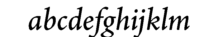 Adobe Aldine Medium Italic FONT