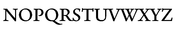 Adobe Aldine Medium Font UPPERCASE