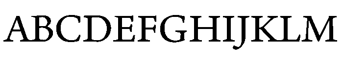 Adobe Aldine Regular Font UPPERCASE