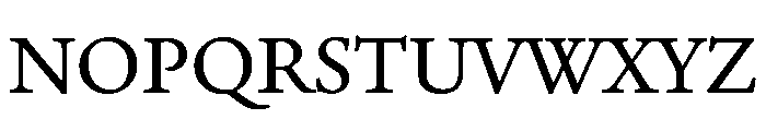 Adobe Aldine Regular Font UPPERCASE