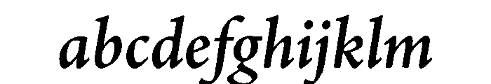 Adobe Aldine SemiBold Italic FONT