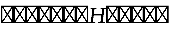 Adobe Aldine VF Default Italic Font UPPERCASE