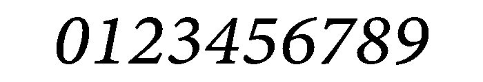 Adobe Aldine Variable Italic Font OTHER CHARS