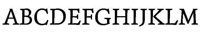 Adobe Aldine Variable Light Font UPPERCASE