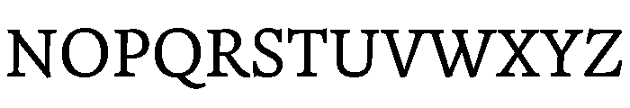 Adobe Aldine Variable Light Font UPPERCASE