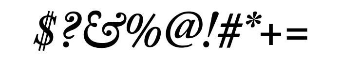 Adobe Caslon Pro Semibold Italic Font OTHER CHARS