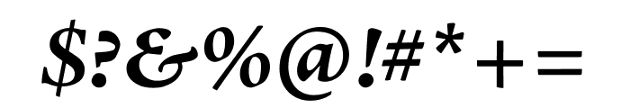 Adobe Jenson Pro Bold Italic Font OTHER CHARS
