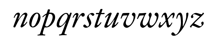 Adobe Kis Subhead Italic Font LOWERCASE