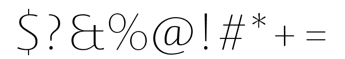 Ador Hairline ExtraBold Font OTHER CHARS
