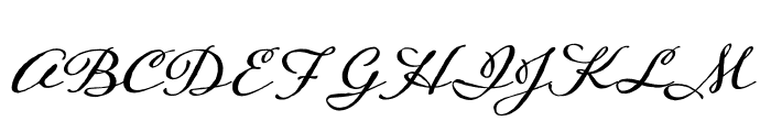 Adorn Copperplate Regular Font UPPERCASE