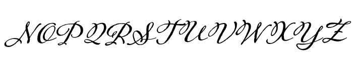 Adorn Copperplate Regular Font UPPERCASE