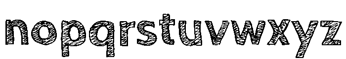 Adorn Ornaments Bold Font LOWERCASE