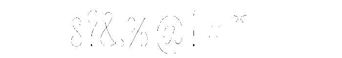 Adorn Ornaments Thin Font OTHER CHARS
