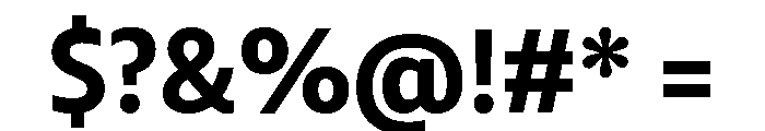 Adorn Sans Bold Font OTHER CHARS