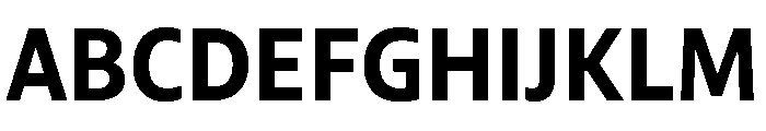 Adorn Sans Bold Font UPPERCASE