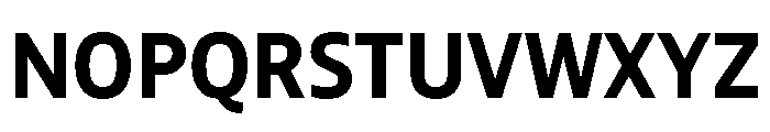 Adorn Sans Bold Font UPPERCASE
