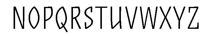 Adorn Sans Extra Light Font UPPERCASE