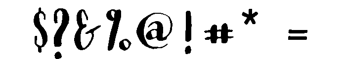 Adorn Sans Light Font OTHER CHARS