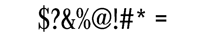 Adorn Sans Medium Font OTHER CHARS