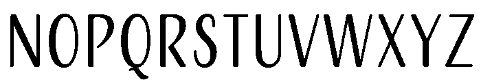 Adorn Sans Regular Font UPPERCASE