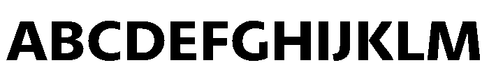Adorn Sans Semibold Font UPPERCASE