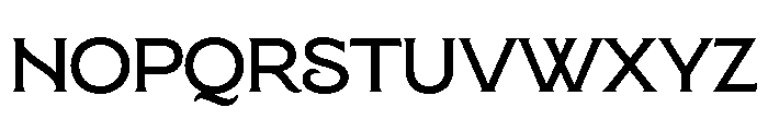 Adorn Serif Bold Font LOWERCASE