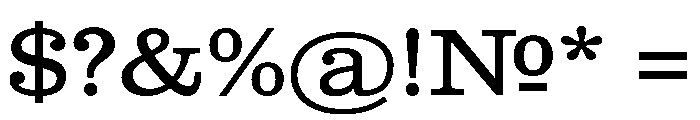 Adorn Serif Extra Light Font OTHER CHARS