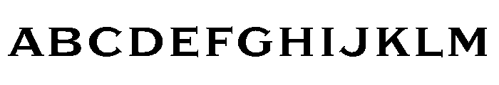 Adorn Serif Medium Font UPPERCASE