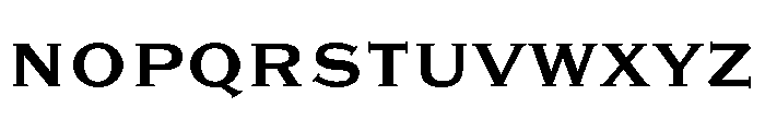 Adorn Serif Medium Font UPPERCASE