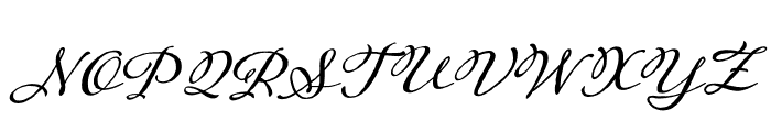 Adorn Serif Regular Font UPPERCASE