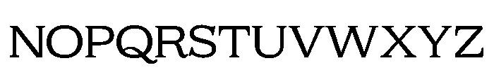 Adorn Serif Semibold Font UPPERCASE