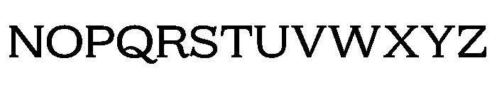 Adorn Serif Semibold Font LOWERCASE